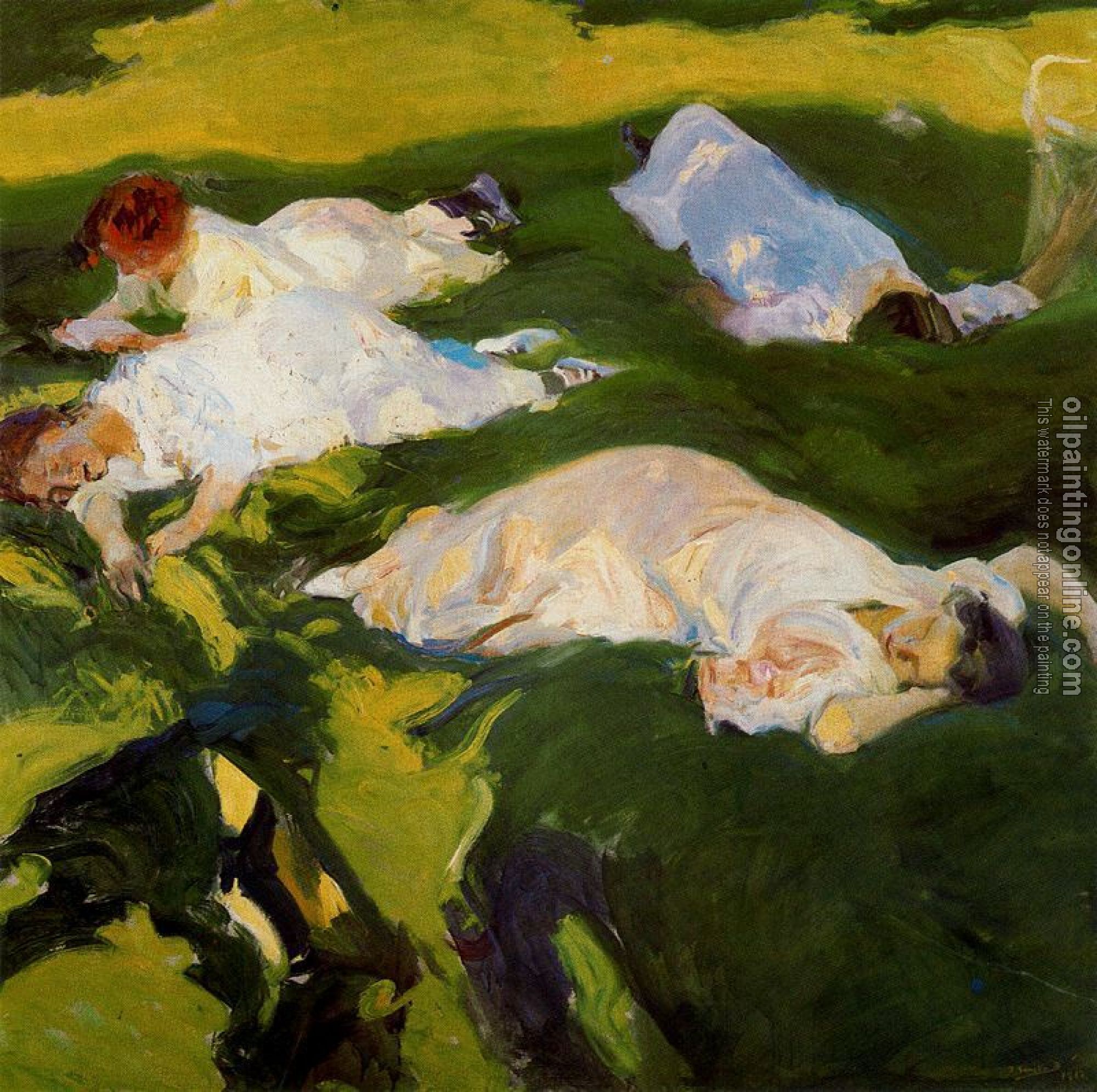 Joaquin Sorolla y Bastida - The Siesta